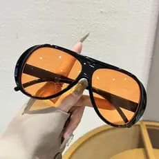 Óculos De Sol Com Armação Grande , Adequados Para Praia , Pesca , Antirreflexo E Fotografia , Acessórios De Da Moda