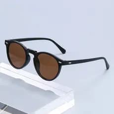 Nova Moda Vintage Pequeno Redondo Óculos De Sol Casual Estilo Rua Proteção UV Tons Da