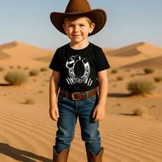 Camiseta Infantil Costura Reforçada Manga Curta Estampada Bravo 100% Algodão Camisa Premium Infantil Para Menino