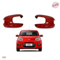 Capa de Retrovisor com Furo para Pisca – Fiat Uno Vivace - Vermelha