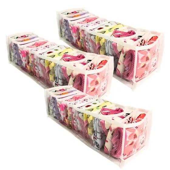 Kit com 3 Colmeias Organizadoras Tamanho P para Gavetas