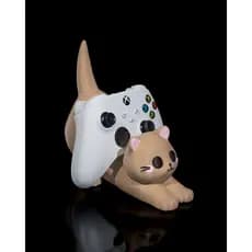 Suporte para Celular e Controle Gamer PS5 PS4 Xbox Gato Decorativo