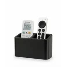 Porta Controle Remoto Organizador de Mesa Duplo para Sala Quarto e Rack