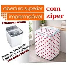 PROMOÇÃO CAPA DE MAQUINA COM ZIPER PARA ABRIR 6K,8K,9K,10K,11K,12K,13K,14K,15K,16K,17K,18K E 20K