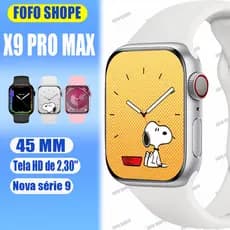 X9 PRO MAX Smartwatch IWO Relógio Inteligente Esportivo Atende e Faz Chamada watch 9