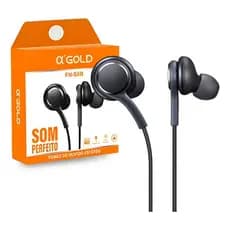 Fone De Ouvido Tipo P2 Para Samsung e Xiaomi Cabo Reforçado de Nylon
