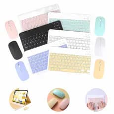 Teclado e Mouse Sem Fio Bluetooth 3.0 Tablet Magnético ABNT