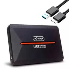 Case Hd Externo Usb 3.0 Para Hdd Sata 2.5 Ssd Plug And Play