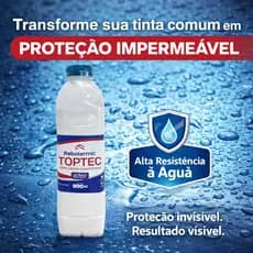 Rebotermic Toptec 900ml VBrasil Impermeabilizante Líquido Aditivo Hidrorepelente p/ Tinta Base Água