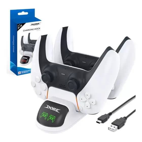 Carregador Duplo Dock Compatível Controle Ps5 Playstation 5 - TP5-0506
