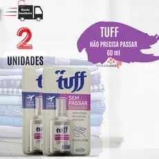 Kit 02 Tuff Sem Passar Desamassa Fácil Tuff Start 60ml Neutraliza Odores Revitaliza e perfuma