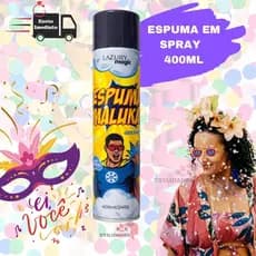 Espuma Spray De Carnaval E Festas 400 ml Neve Artificial Espuminha