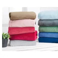 Manta Solteiro Cobertor Coberta Fleece 1,50m X 2,20m
