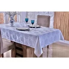 Toalha De Mesa 6 Cadeiras Jacquard Buffet 2,00m x 1,40m