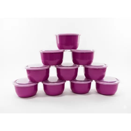 KIT BOWL 10 PEÇAS DE 1 LITRO COM ALÇA HERMÉTICA ESPECIAL