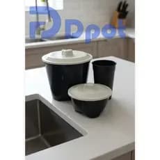 Kit Pia Cozinha Conjunto 3 Peças Plástico Resistente Organização Casa Cozinha