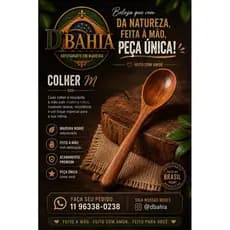 Colher Artesanal em Madeira Nobre – Modelo M | Feita à Mão