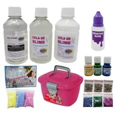 Kit Fazer Slime Completo Dia Das Crianças - Ine Slime