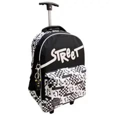 Mochila 2 em 1 Rodinhas e Costas Street Skate Yeep Original