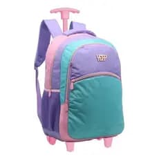 Mochila Feminina Menina Juvenil Rodinhas Escolar Grande