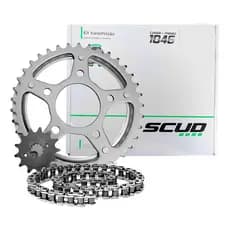 Kit Relação Honda Cb300 R Com Retentor Scud Transmissão Full