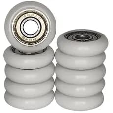 Roldana 30mm com rolamento 608 ZZ Kit 10 peças