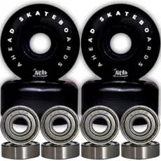 Roda de Skate Semi Profissional Bojuda Ahead Skateboard Com Rolamento 608ZZ Abec Brinde