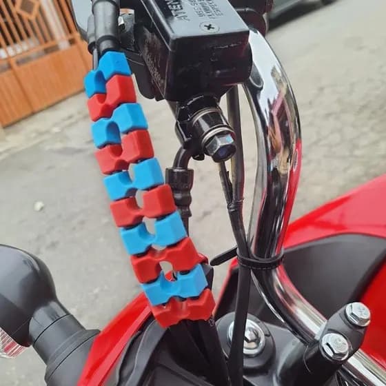 10 Adaptador Clip para Hashi para cabo de freio de moto personalizado varias cores