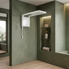 Ducha Elétrica Lorenzetti Acqua Storm Ultra Branca Banho Luxo Chuveiros Modernos Resistência Premium