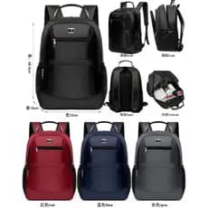 Mochila Multifuncional 18'' HA-1302 – Versátil, Impermeável e Unissex