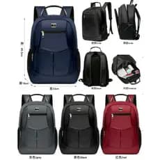 Mochila Multifuncional 18'' com Alça de Aço – Ideal para Notebook, Viagens e Uso Diário