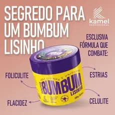 Creme Corporal Doutor Bumbum Lisinho - Redutor de Celulite e Flacidez 500g bumbum crea