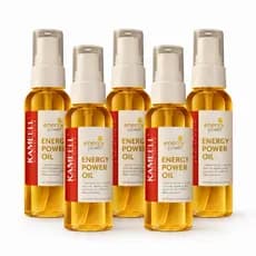 Kit 5 Óleos Capilares Kameell Energy Power Oil Reparador Brilho Intenso Anti Frizz Hidratação Profunda Profissional