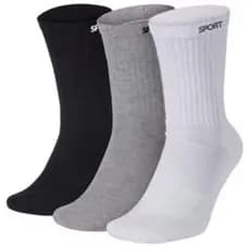 Kit ate 24 Pares Meias masculina SPORT Algodão cano alto/longo