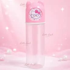 Porta Escovas Hello Kitty Rosa 370ml | Tampa com Expressões Giratórias | Multiuso
