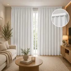 Cortina Trilho Suíço Tecido Blackout Corta Luz 2,20m a 6,70m Decoração Quarto Sala Escritório