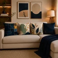 Kit 4 Capas de Almofadas Decorativas 45x45 - Moderna Decoração Casa