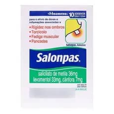 Salonpas Pequeno 10 Unidades Emplastro Medicinal