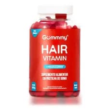Gummy Hair Suplemento Alimentar Morango - 60 Gomas