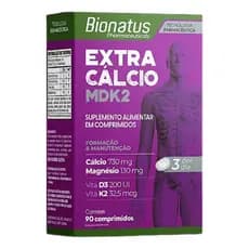 Extra Cálcio Mdk2 Com 90 Comprimidos - Bionatus