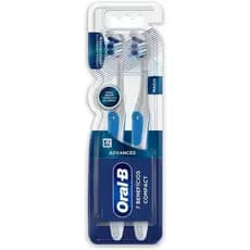 Escova Dental Macia Advanced Oral-b 7 Benefícios Compact 2un