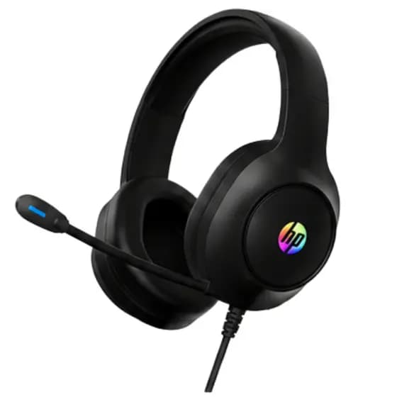 Headset Gamer HP DHE-8002 com Fio USB + P2 3.5mm LED RGB