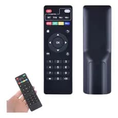 Controle Remoto Universal Para Tv Box Smart Tv Compatível Preto