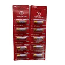 Pilha Para Controle De Portão 12v 23A /12v 27A Cartela Com 5 Peças