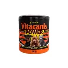 Vitacanis Power Suplemento Vitaminico Vitamina Para Cães Ganho de Massa Vetbras 100g
