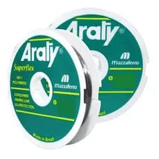 Linha Araty Superflex Carretel 100 Metros Fume  1,00m