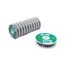 Linha De Pesca Monofilamento Araty Superflex Fumê 100 Metros 0,30