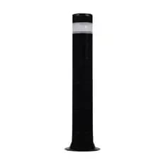 Poste Balizador Luminária Aura Casa Sítio Jardim 55cm Preto