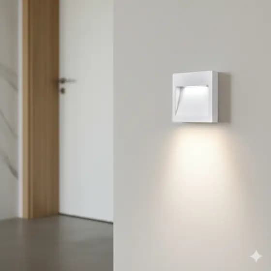 Arandela Luminária Led Viena Parede Externo Interno Branca