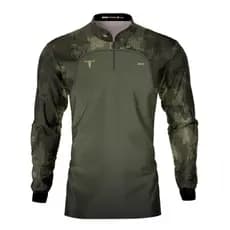 Camisa Camiseta Agro  Brk Camuflada Long Horn Estampas Diversas com Proteção UV